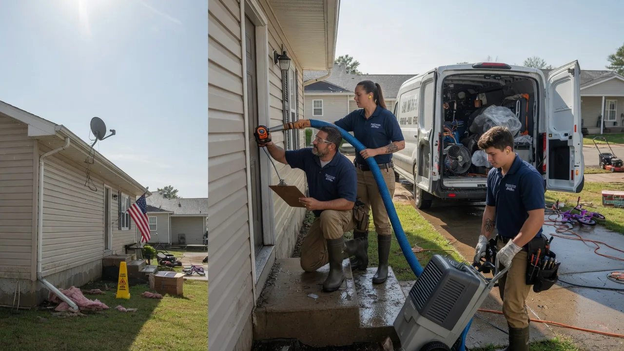Ceiling Water Damage Restoration in Coldwater, KS near me